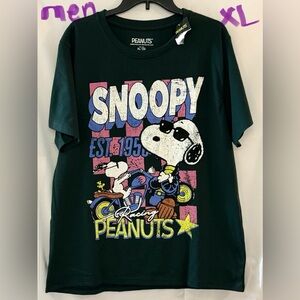 Peanuts Snoopy Racing Tee - Green